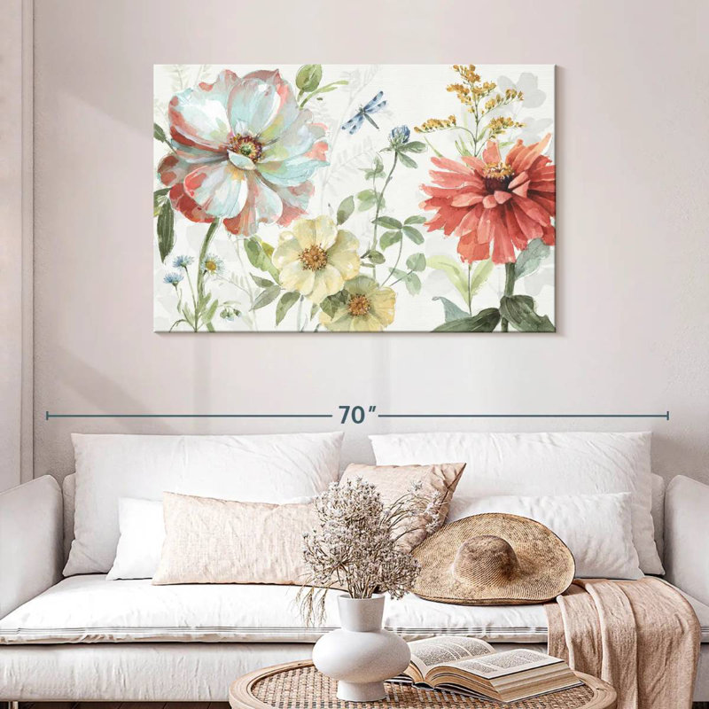 Harnek Spring Meadow II, 30" H x 45" W