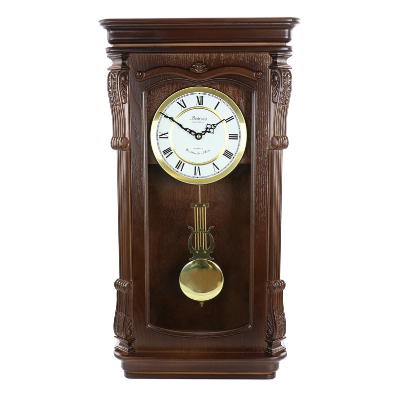 Horloge murale Roudebush, Brun foncé