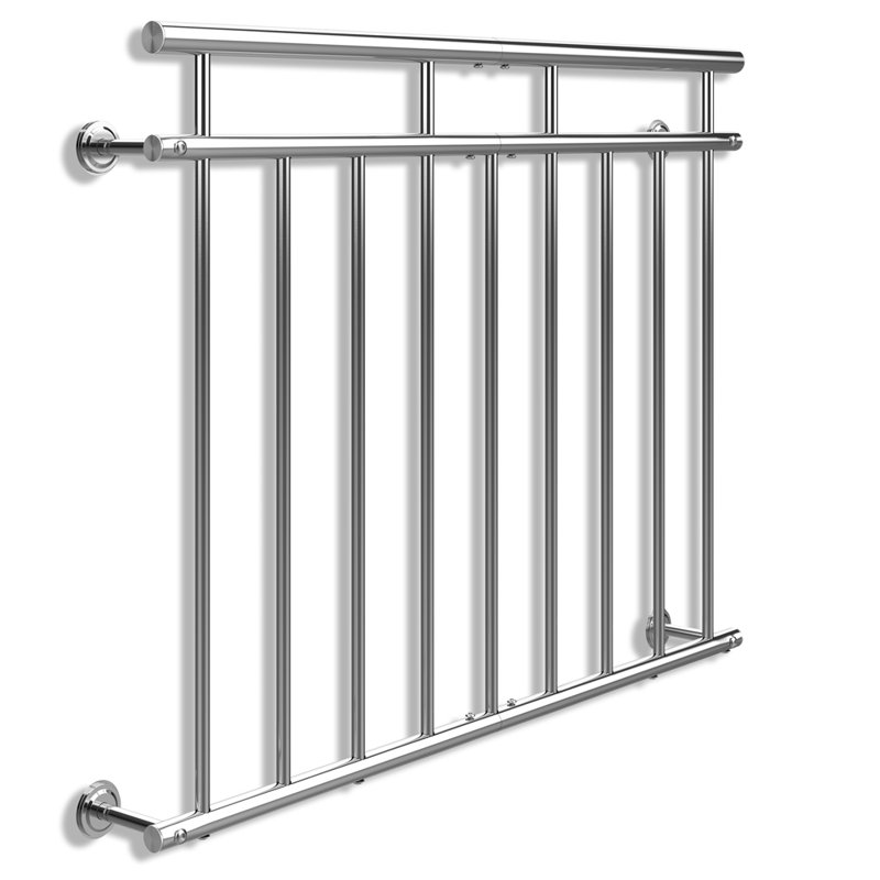 90 x 128 cm French Balcony Railing