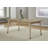 Extendable White Oak Dining Table In Au Natural
