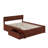 Anndee Solid Wood Platform Bed with Panel Footboard & Storage Drawers-692776361-744235876