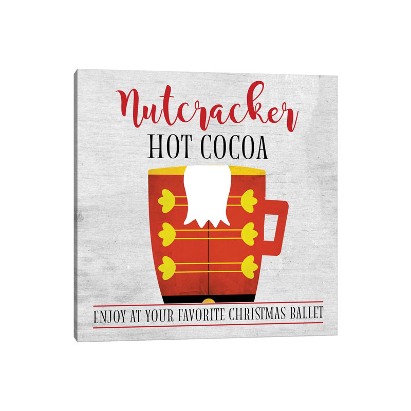 Nutcracker Hot Cocoa by Anna Quach - Wrapped Canvas Print, 66.04cm H x 66.04cm W