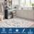 Floral Machine Washable Rug for Living Room, Non-Slip Vintage Floor Mats, Stain-Resistant Soft Faux Wool Farmhouse Indoor Carpet for Bedroom, Nursery, Dining Room-308881991