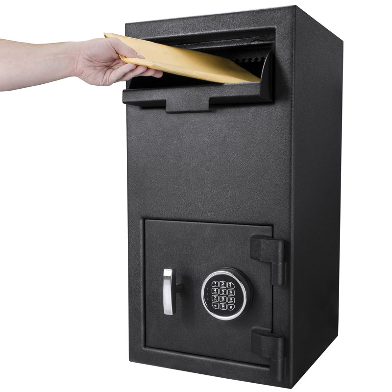 CUBIC FT KEYPAD DEPOSITORY SAFE, 27" H x 14" W x 14" D