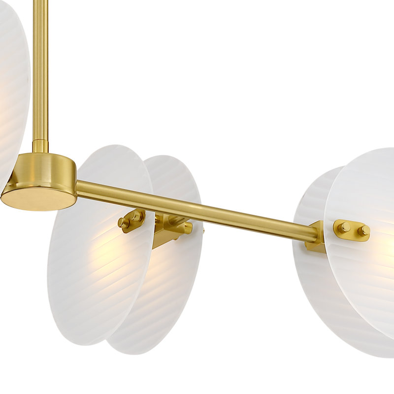 Kildare 4 - Light Brushed Gold Kitchen Island Pendant