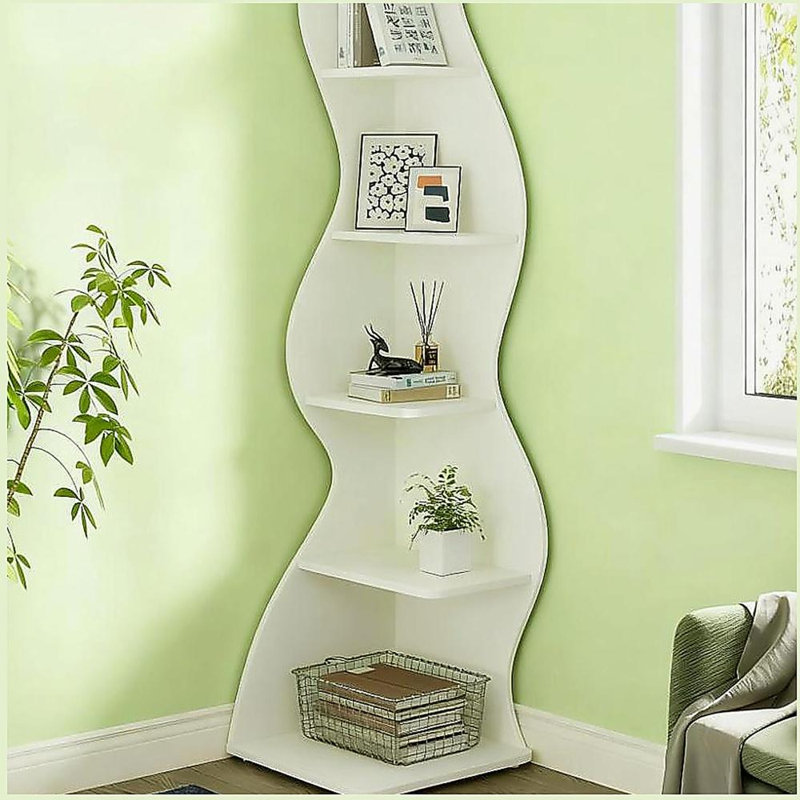 Support pour plante à 5 niveaux, Blanc