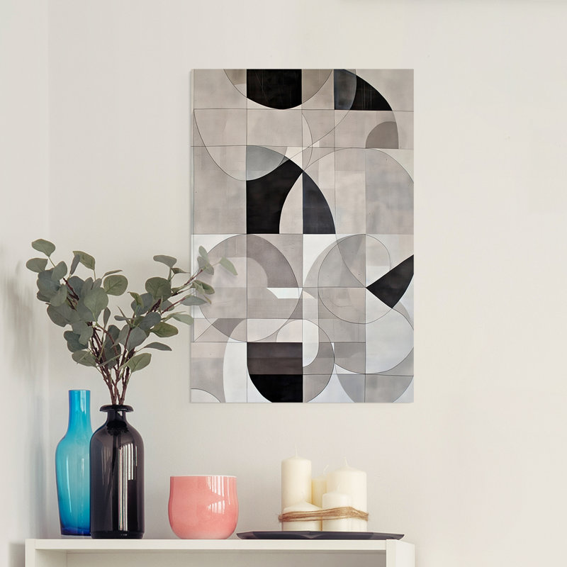 Série ABSTRACT XLIV - Impression sur toile seulement - NON CADRE, H 18 po x l 12 po