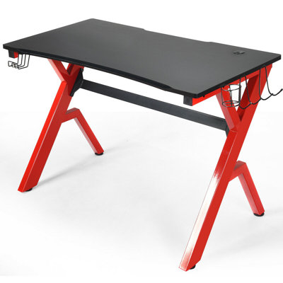 Autley Metal Base Computer Desk