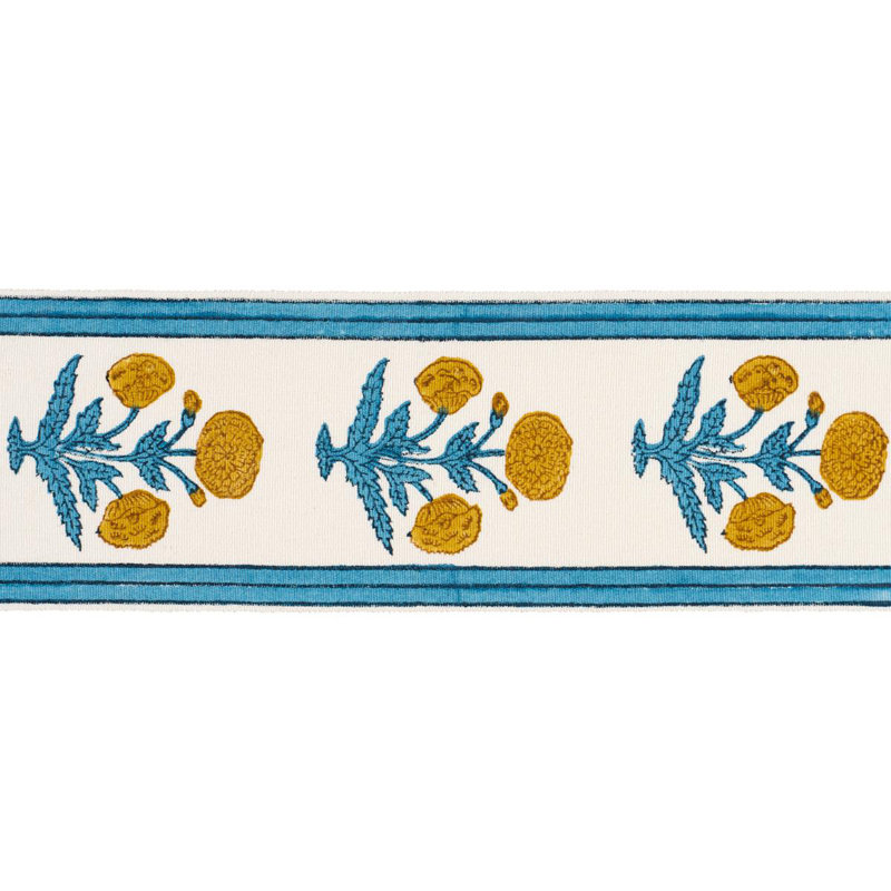 Garniture de bloc Schumacher X Molly Mahon, Bleu