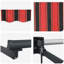 VidaXL Polyester Cover Retractable Patio Awning-130063424-130063426-130063428