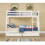 Twin Over Full Solid Wood Bunk Bed with Storage, White-49952463