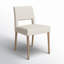 Chaise d'appoint rembourrée Ermine-1343023883