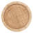 Bhagipuri Rattan and Mahogany Solid Wood End Table with Storage