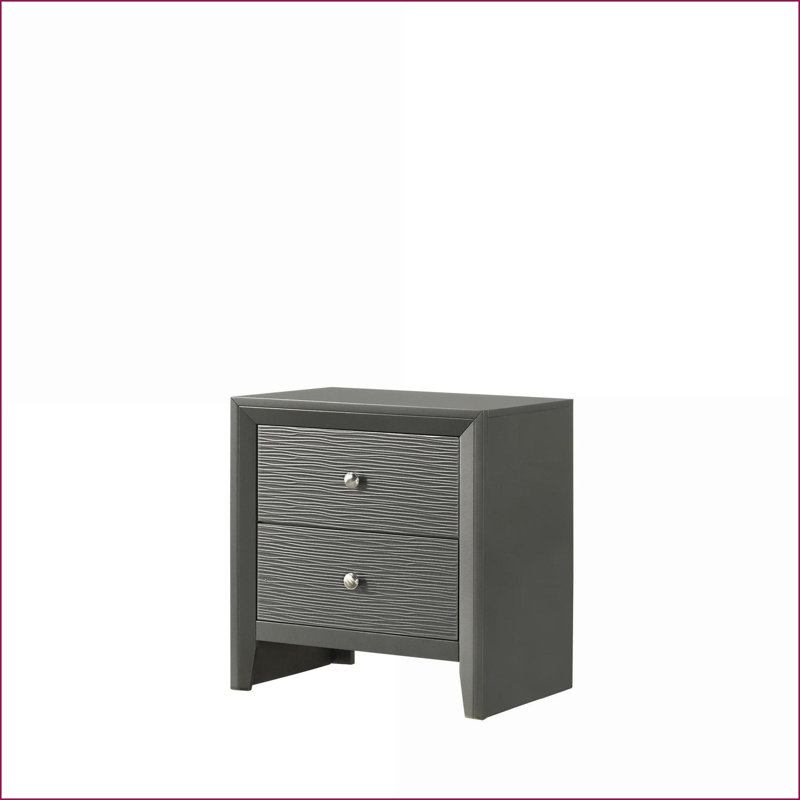 Table de chevet 2 tiroirs Modern