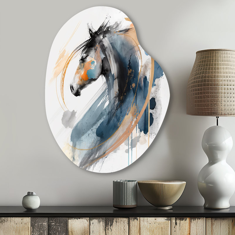 Elberta - Décoration murale irrégulière en forme de poire en métal, H 30 po x l 22 po x P 1 po