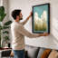 Summer Meadow Modern - Framed Print-1016188673-1016188687