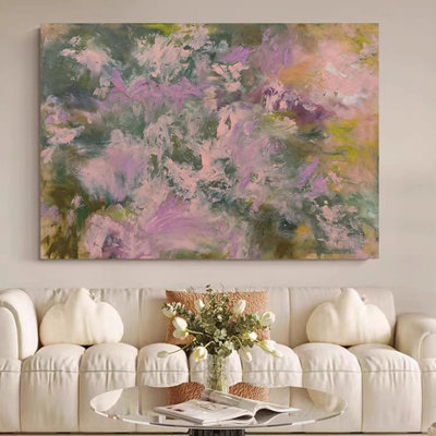 Art mural Mid-Century moderne en toile pour salon