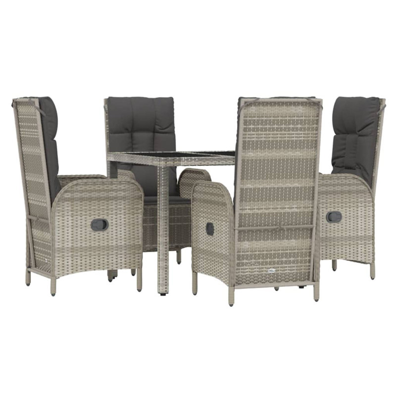 Ensemble repas d'extérieur carré L 35,4 po Tanaisa, 4