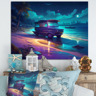 Beachside Camping II - Imprimé