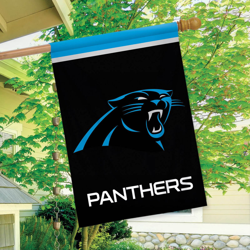 Drapeau de la Carolina NFL Licensed House, Bleu / noir / blanc, Panthers de Caroline