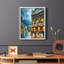 Paysages de la série CCCCLXII - reproduction encadrée de qualité supérieure - prête à être accrochée - aucun clou requis-519513819-519513763