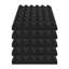 Paquet de 24 panneaux de mousse acoustique 12 x 12 x 2 po pour mur et plafond Studio