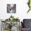 August Grove 'Bee With Blue Flowers' by Momart Metal Wall Art, 36" x 36"-1070251861