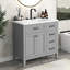 Meuble-lavabo sur pied simple 35,98 po Millstead-319996383