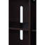 Console à 3 portes Geranio en argent métallique et noyer