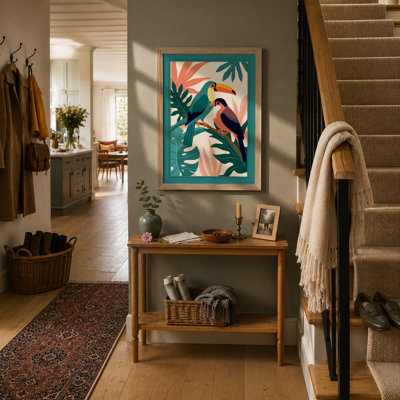 Toucans Tropical - Framed Print