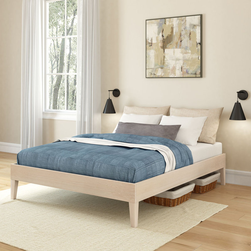 Lit plateforme Coleman, Naturel, Double