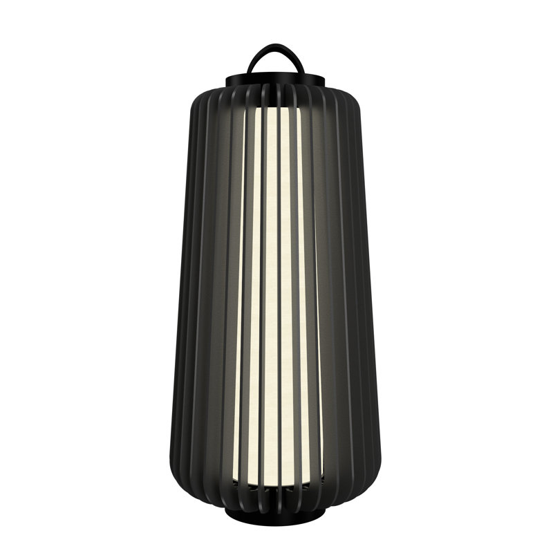 Imbuia Wood LED Table Lamp with Natural Veneer Finish