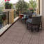 Ensemble de 20 tuiles de terrasse en bois et en plastique composite-113414321