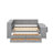 Full Size Daybed With Storage Shelves,Drawers,Trundle,Charging Station,LED Light,Desk And Cabinet-994354396