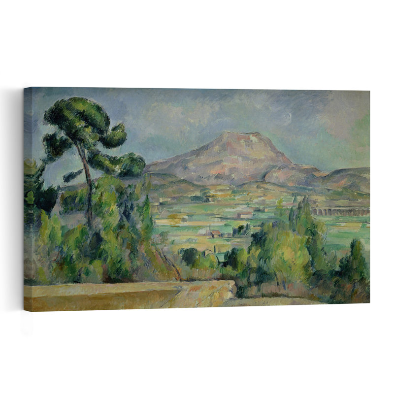 Mont Sainte-Victoire, C.1887-90 Abstract Contemporary Wall Art Print, 101.6cm H x 152.4cm W
