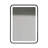 Jahne Metal Rectangle Wall Mirror