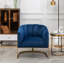 Fauteuil demi-tonneau rembourré l 30 po Romy-1115816501