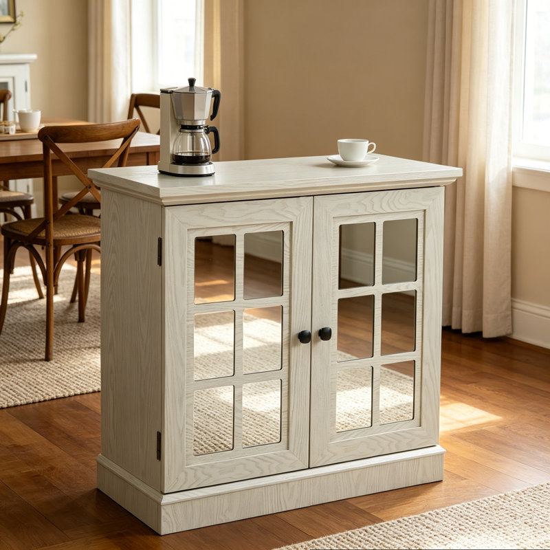 buffet de rangement, Blanc