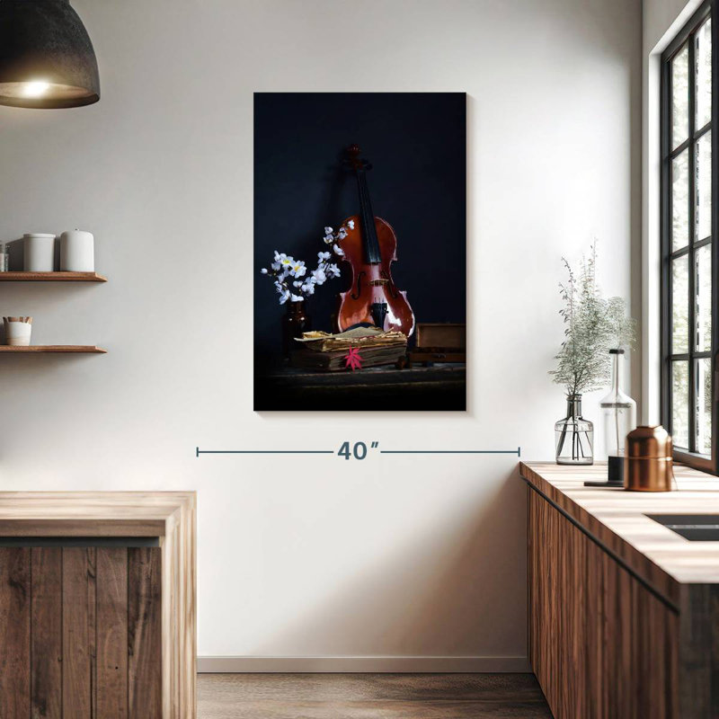 Abarca Violon Decor, H 39 po x l 26 po