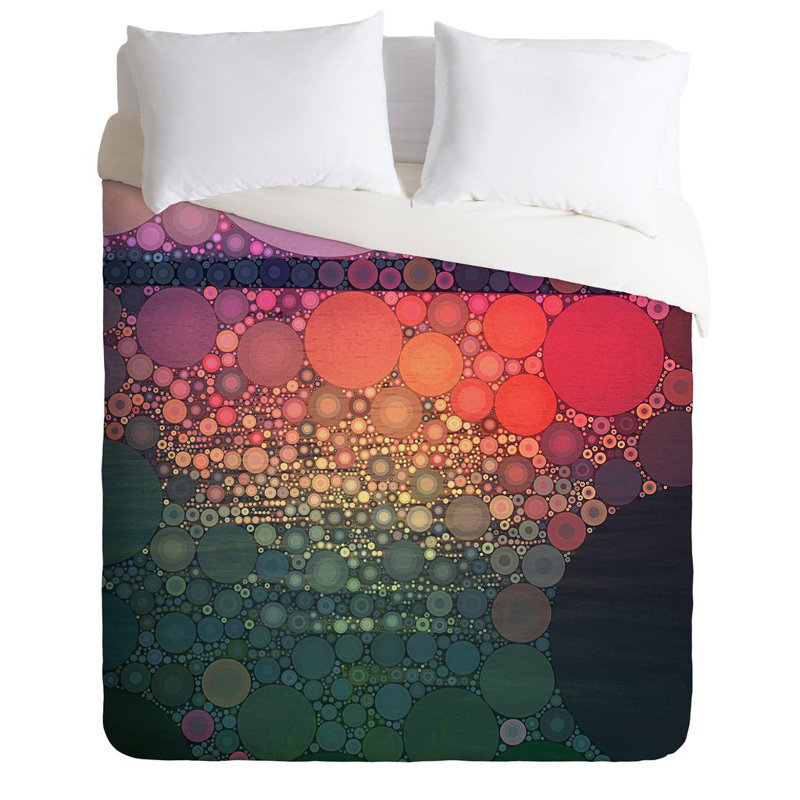 Ensemble de housse de couette Olivia St Claire, Couette double / grand et 2 taies décoratives