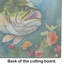Largemouth Bass Glass Cutting Board Large
