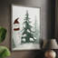 «Christmas Holiday», reproduction d'art encadrée CMXIV - Bois massif XMA171682-1060740099