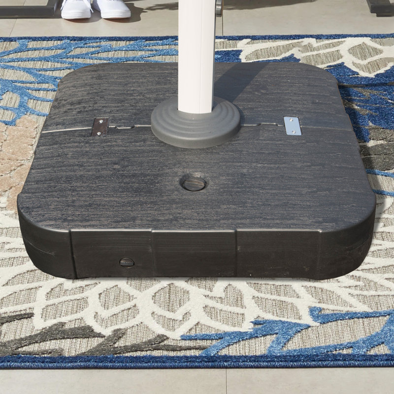Base de parasol autoportante en plastique avec roues Domi
