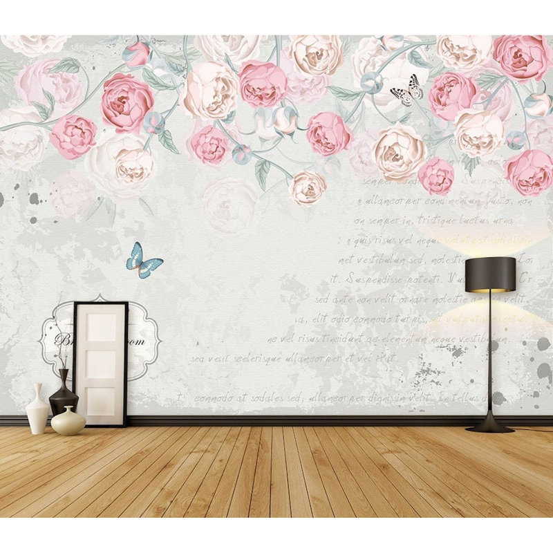Papier peint amovible Victorian Grand Florals, L 114 po x l 204 po