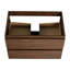 Meuble-lavabo de salle de bain de 30 po avec lavabo en résine et 2 tiroirs à fermeture en douceur. Fixation murale, moderne. Fabrication en contreplaqué pour la durabilité, base contemporaine. Base-1160996037-1160996036