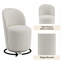 Chaise d'appoint Beige Boucle (ensemble de 2)
