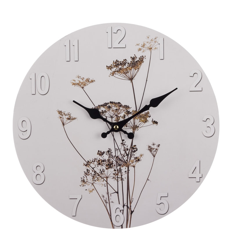 Alcy Wood Wall Clock