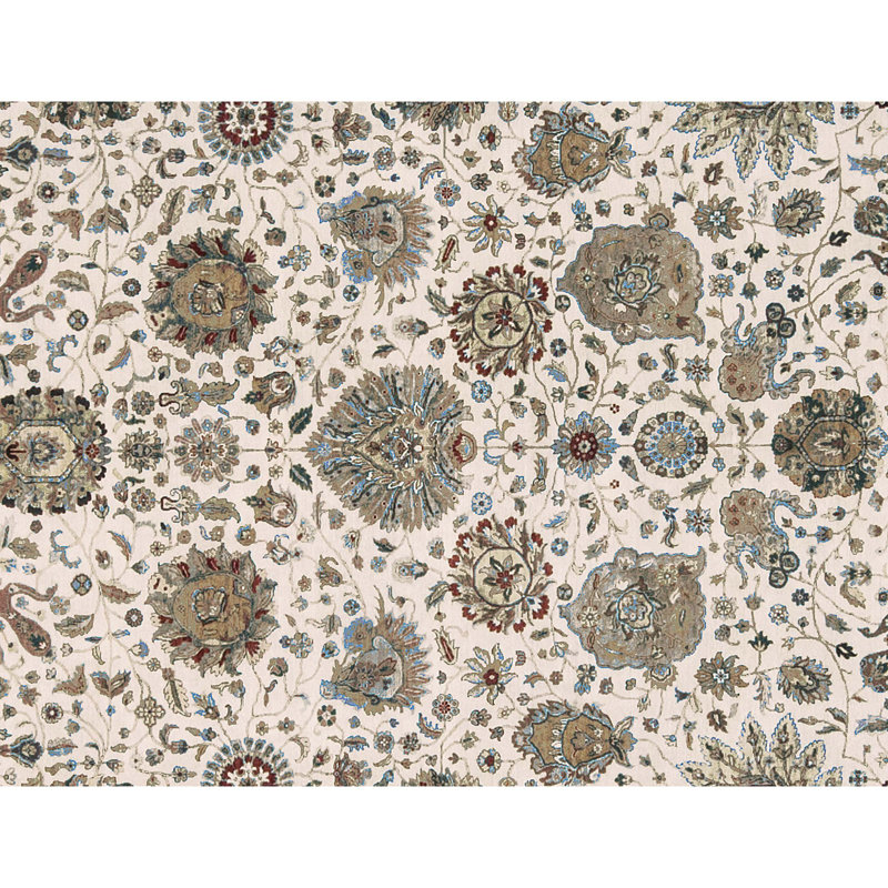 Kashan Wool Oriental Area Rug