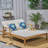 Patio Double Chaise Lounge With Cushion-795042128
