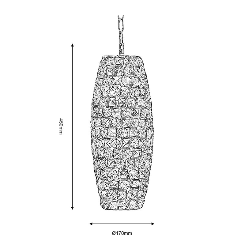 Emilee 1 - Light Cylinder Pendant